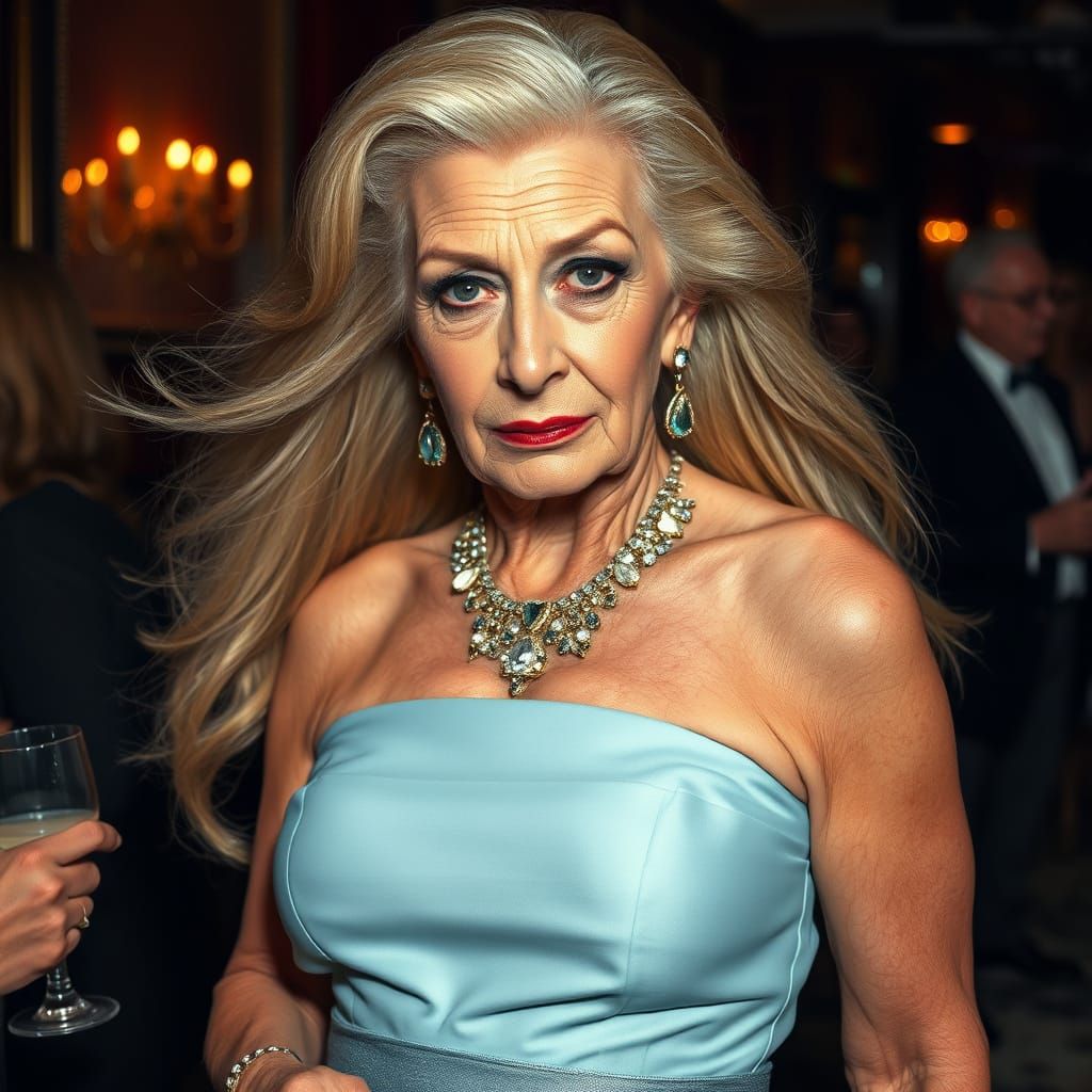 Glamorous Transvestite Hosts High Society Reception