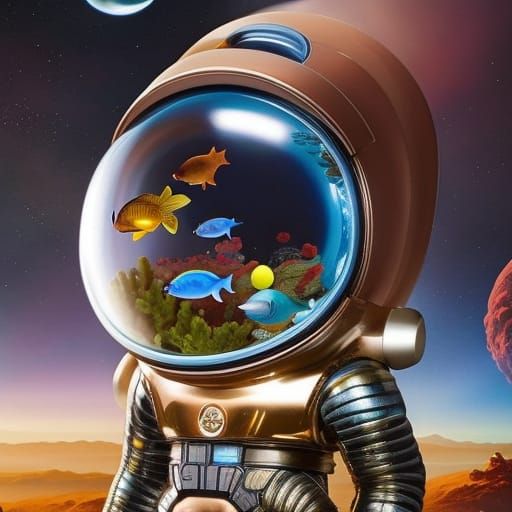 Astronaut's Dream: Aquarium on a Fantastic Planet