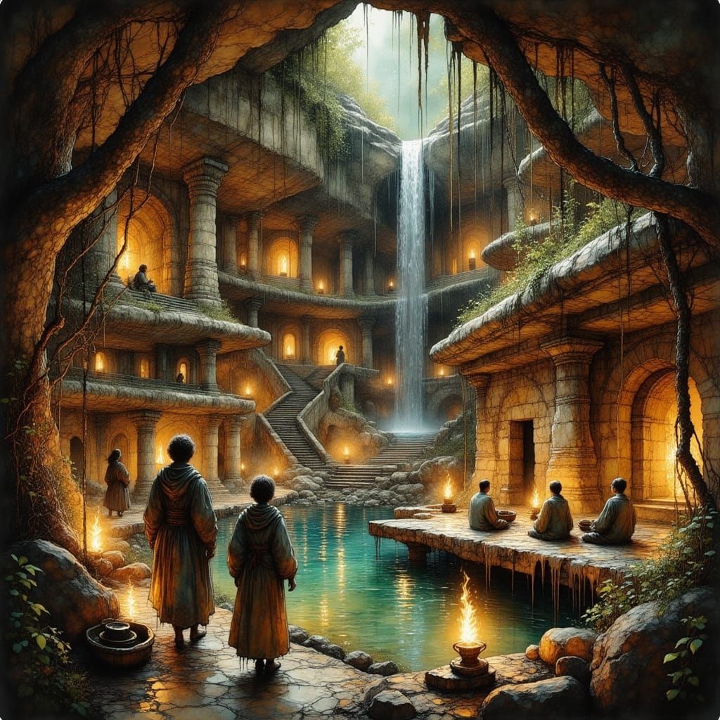 Ancient Underground Civilization in a Colossal Cave