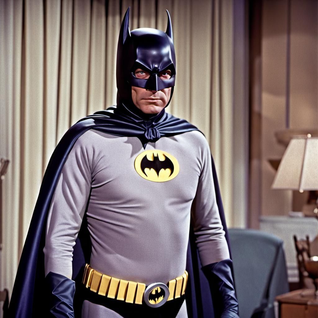 Adam West as Batman in 1966 TV Style