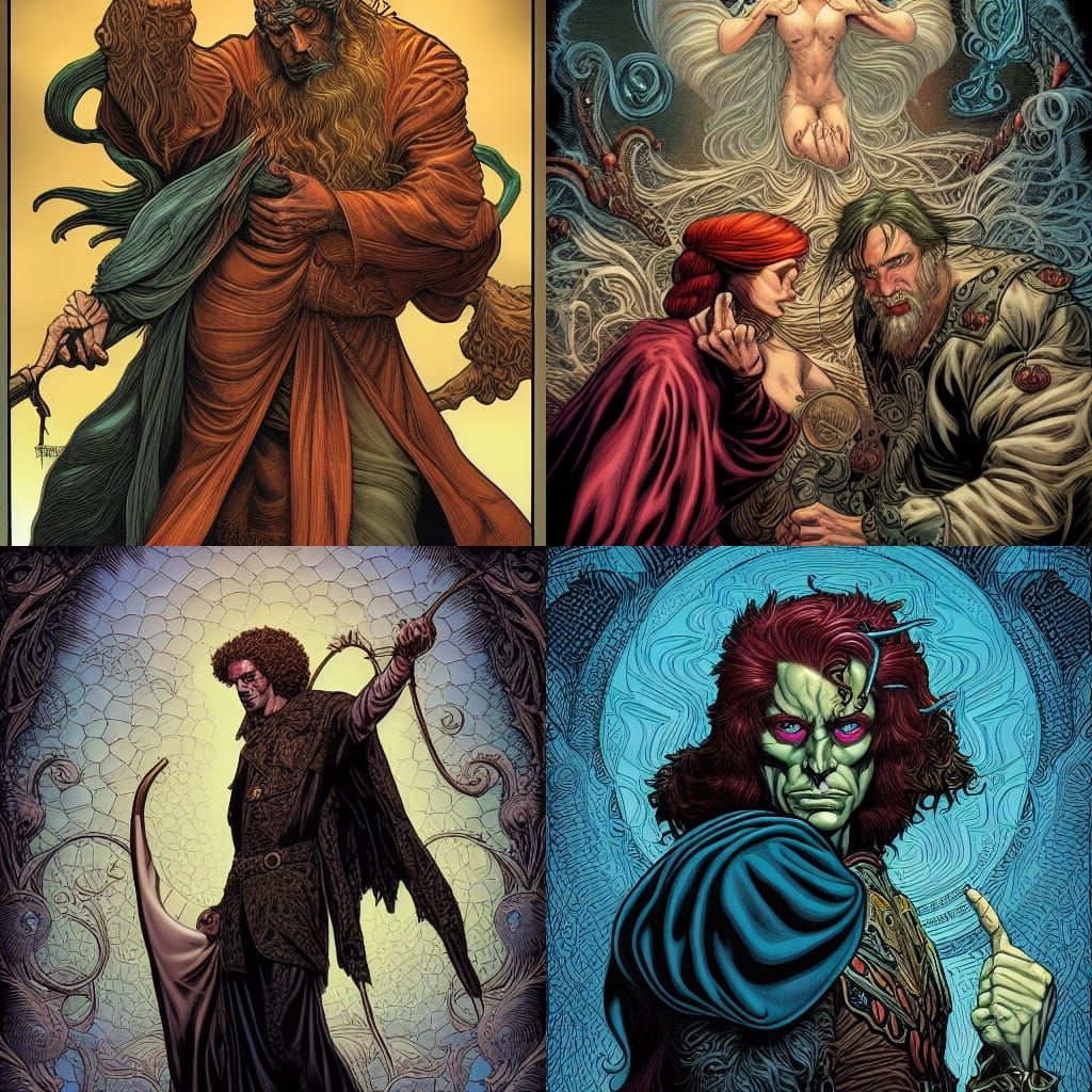 21st Century Rasputin or Tiresias: Comic Book Art