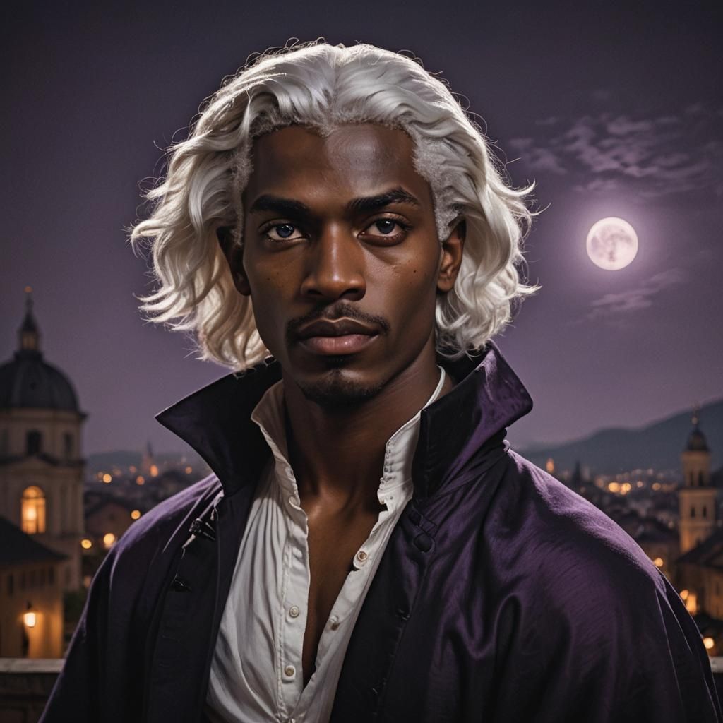 Baroque Portrait of a White-Haired Man