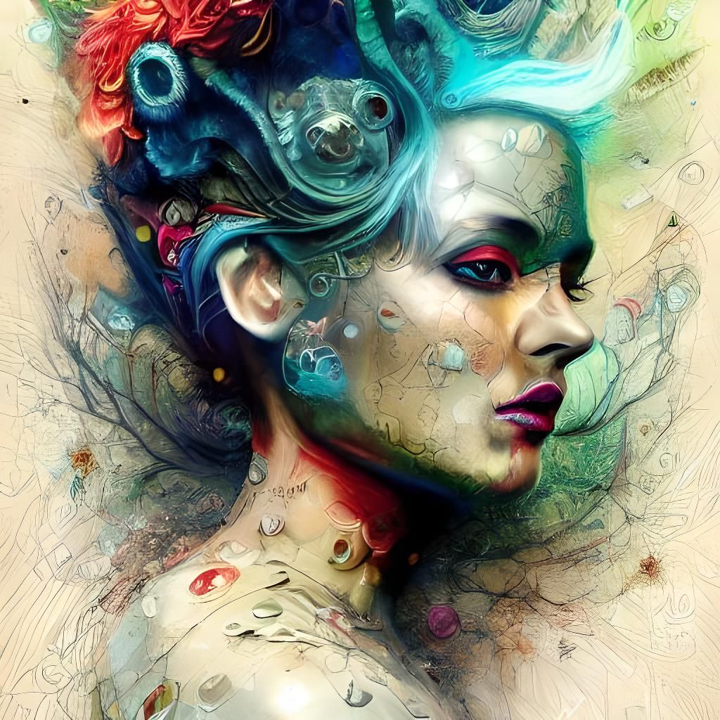 Fantasy Library Tornado by Jacek Yerka