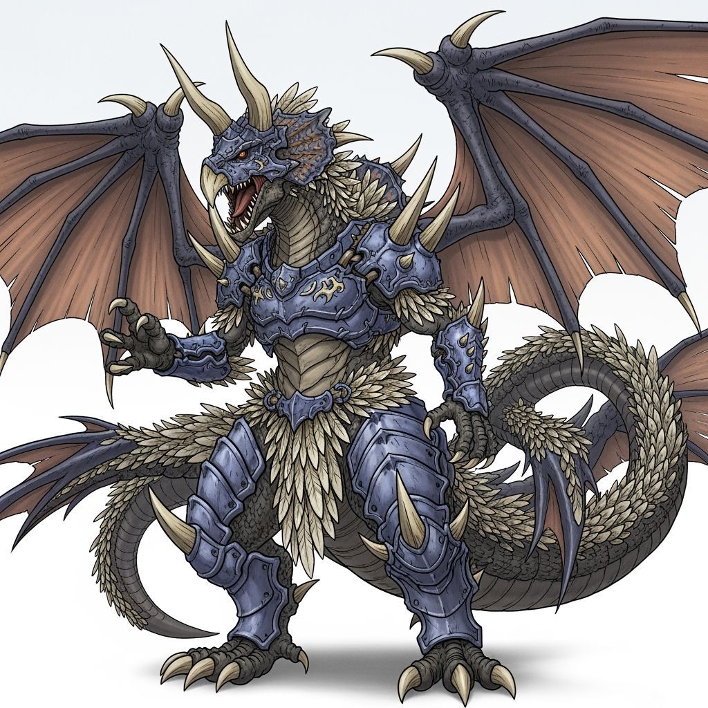 Titanic Daikaiju Dinosaur Dragon Hybrid