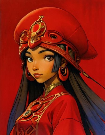 Lady in Red: Contemporary Figurative Art