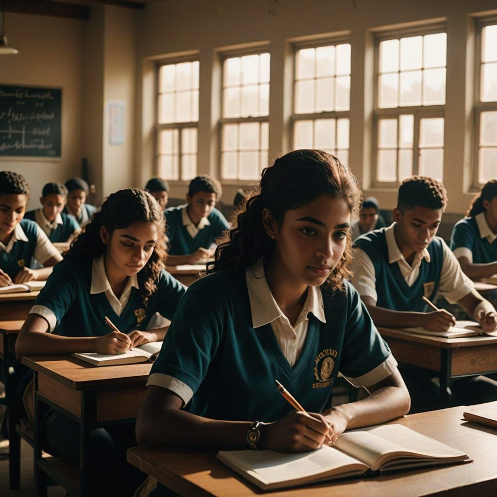 Inspiring Egyptian Students in Modern Classroom