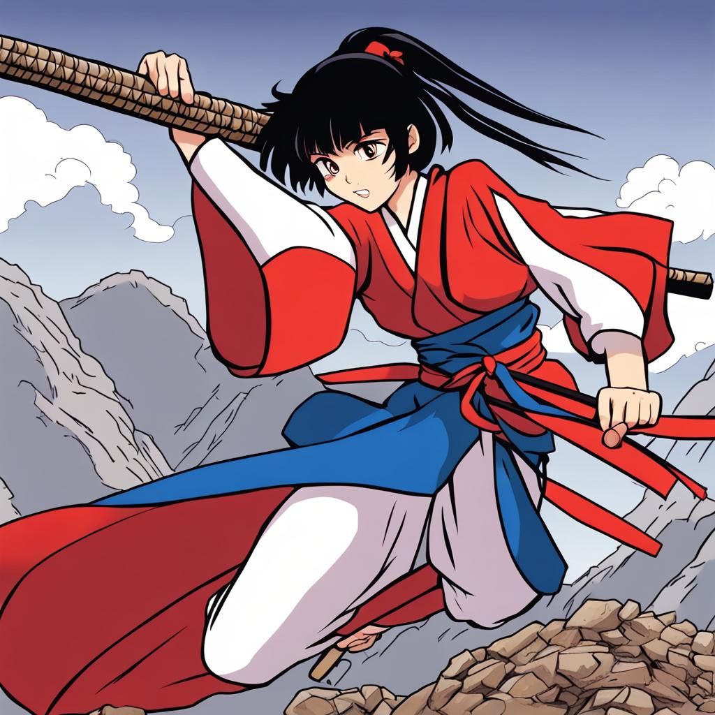 Ninja Warrior in Feudal Japan, Anime Style