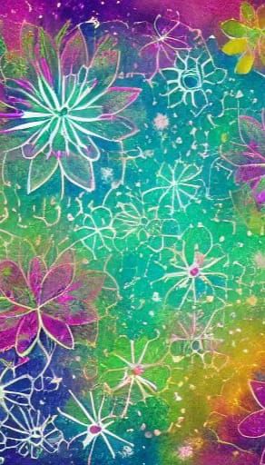 Watercolor Florals for Trauma Healing Quotes