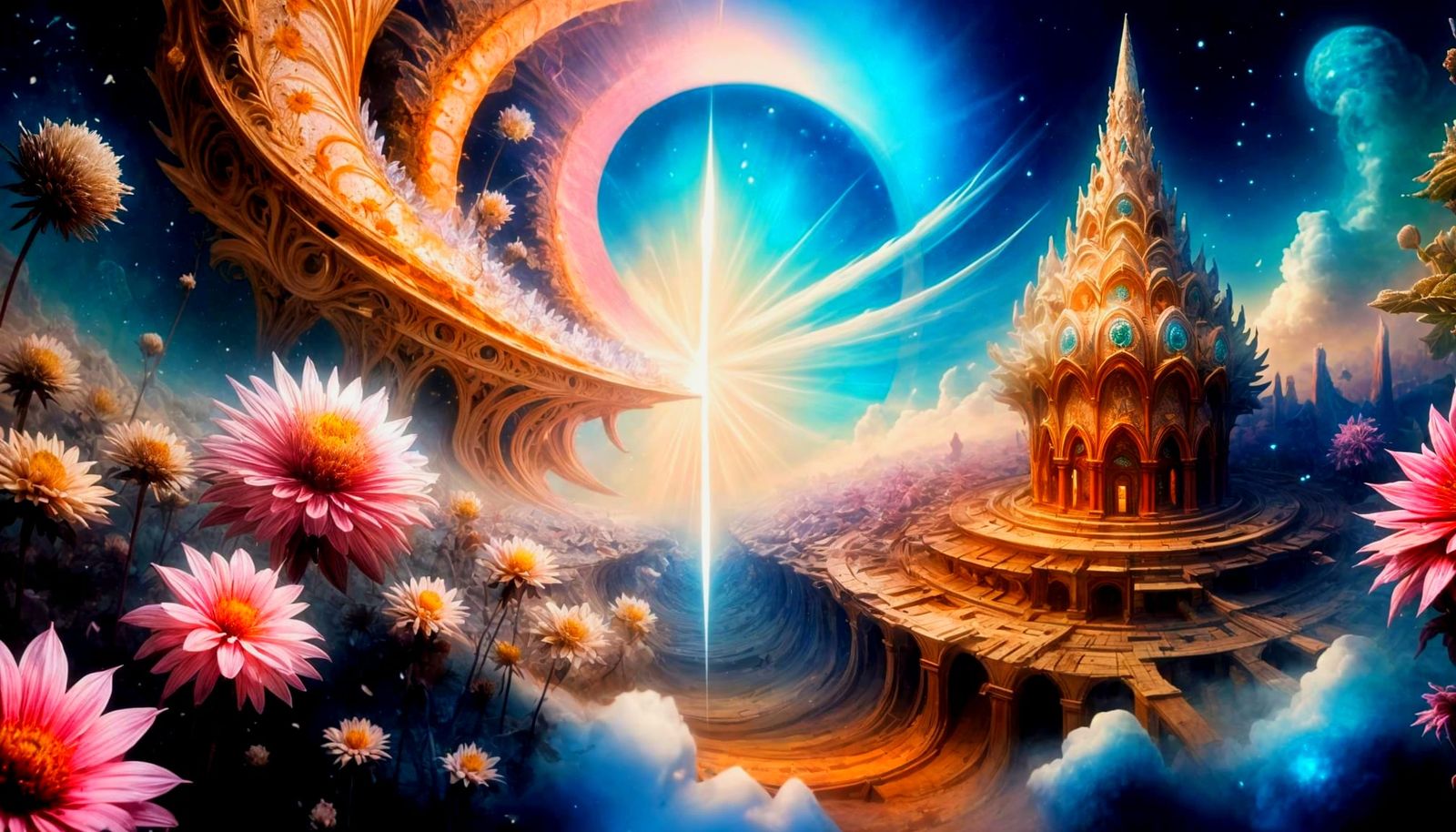 Ethereal Sfumato Masterpiece Captures Cosmic Depth