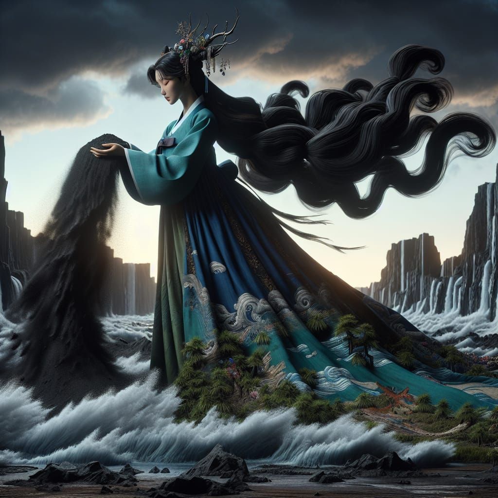 South Korean Goddess Forms Jeju Island in Majestic Joseon Er...