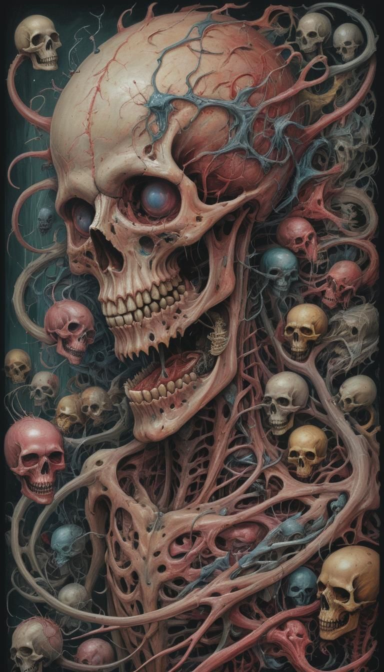 Morbid Nightmare: Grotesque Deathcore Artwork