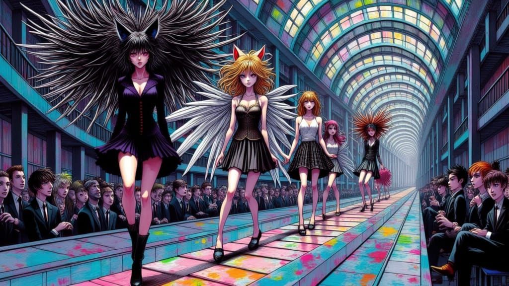 Junji Ito Anime: Dazzling Fashion Runway
