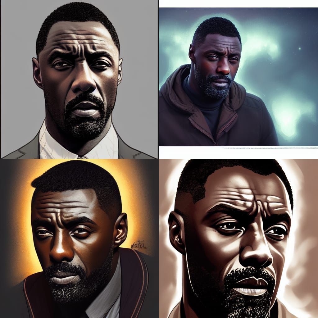 Cosmic badass Gigachad Idris Elba suave charmer