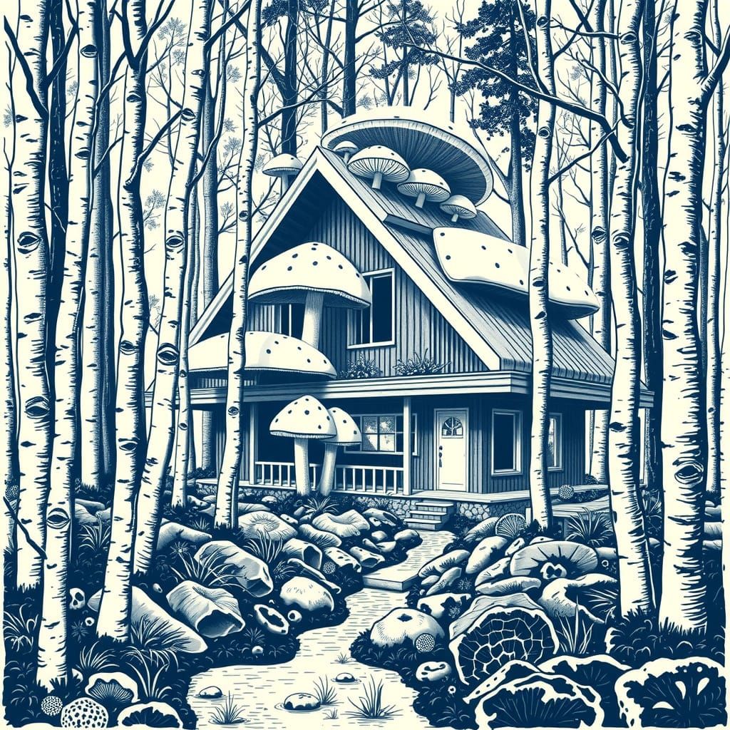 Bahaus-Inspired Cabin in Swedish Woods