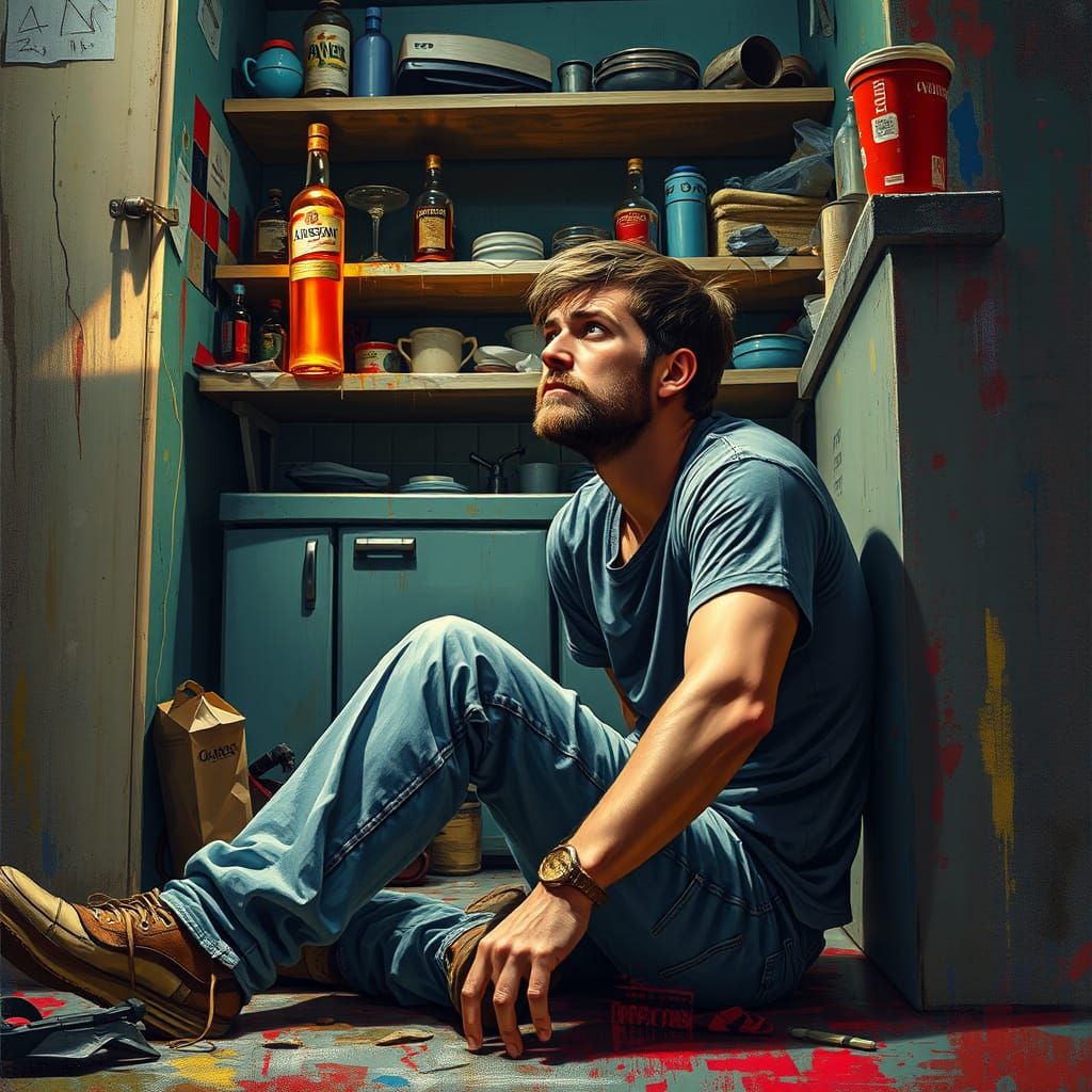 Longing in Despair, Hyperrealistic Art