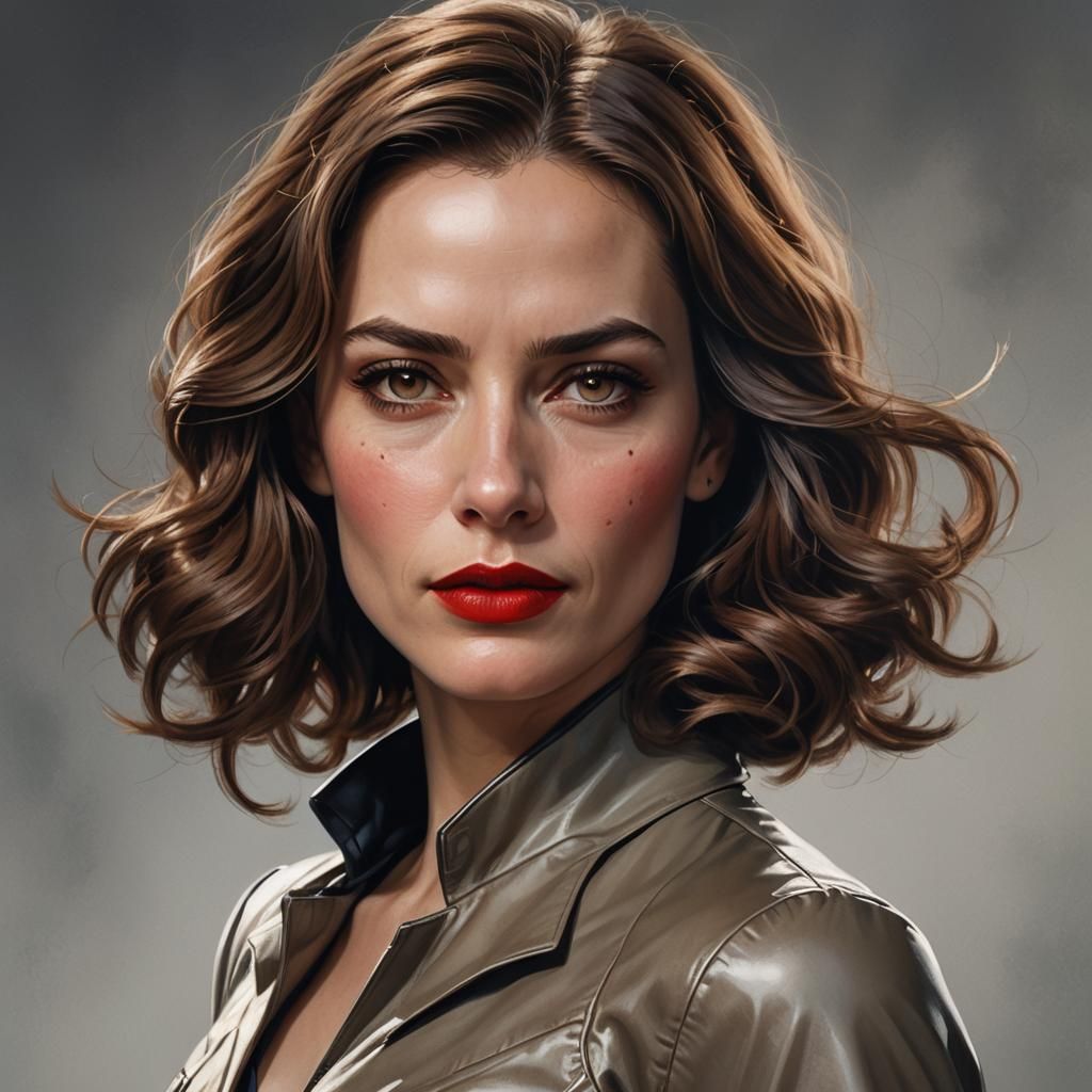 Hyperrealistic Portrait of an Undercover Spy