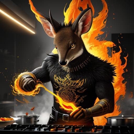 Furious Musk Deer Chef in Blazing Kitchen