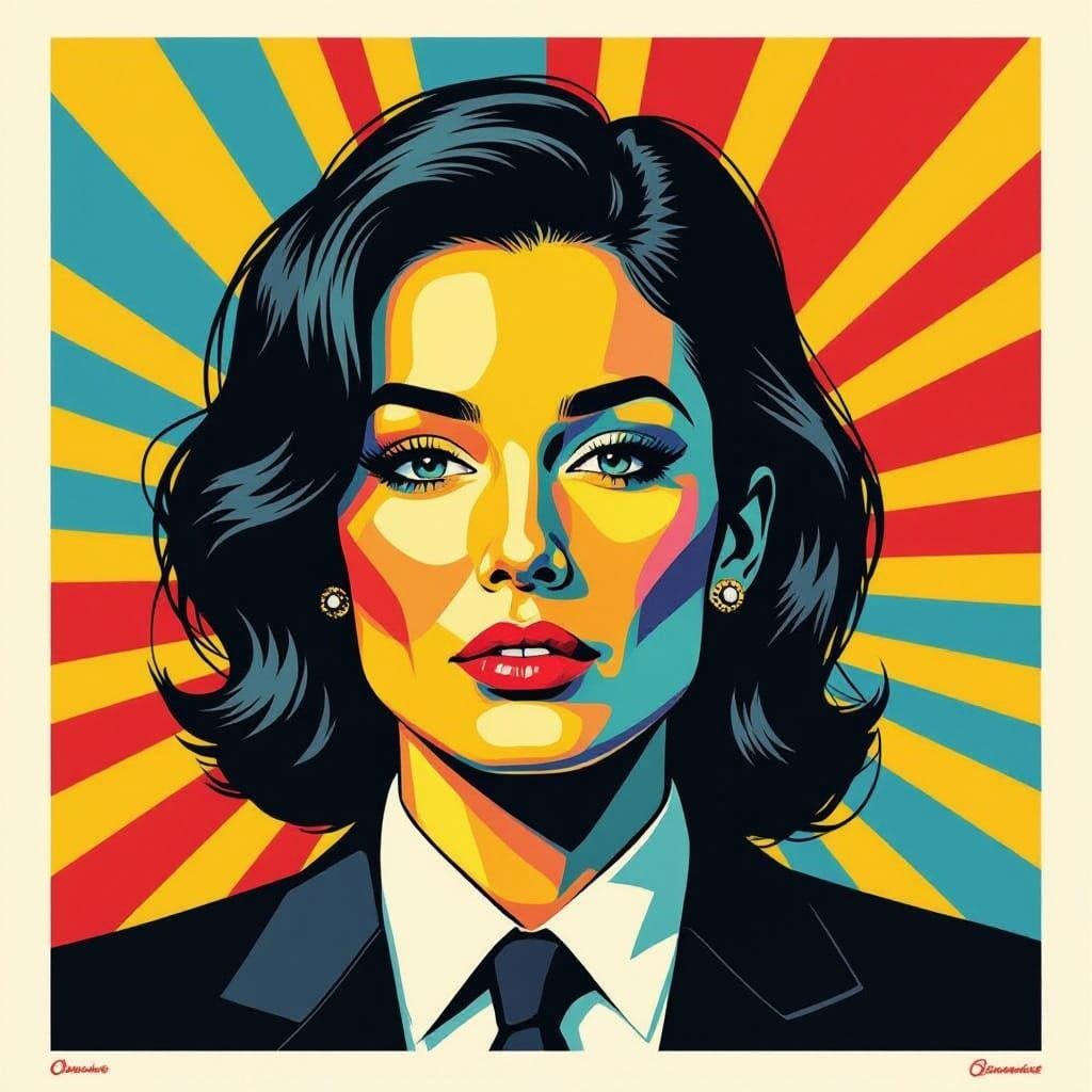 Pop Art Resistance Against Control in Bauhaus Style