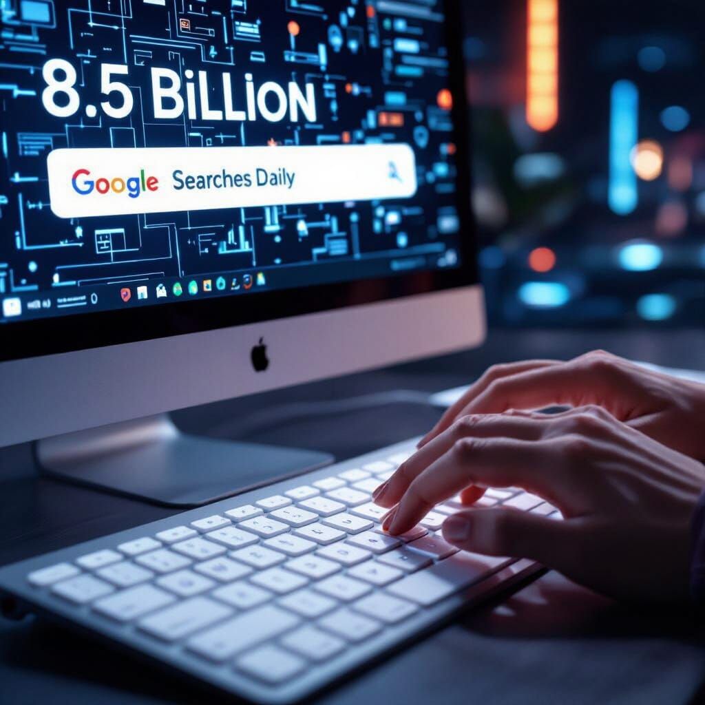 Google Search Bar Displaying Daily Searches