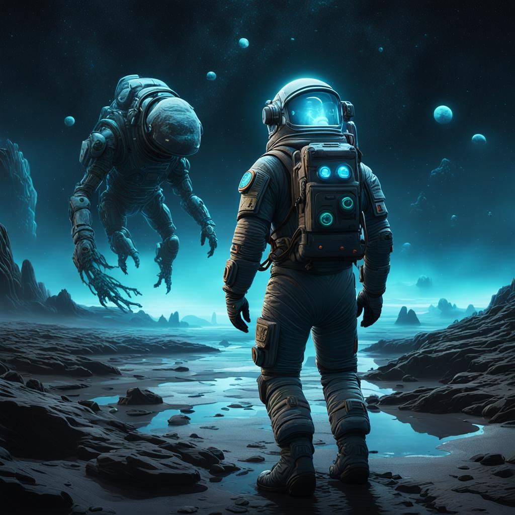 A lone astronaut, stranded on a desolate planet, discovers a...