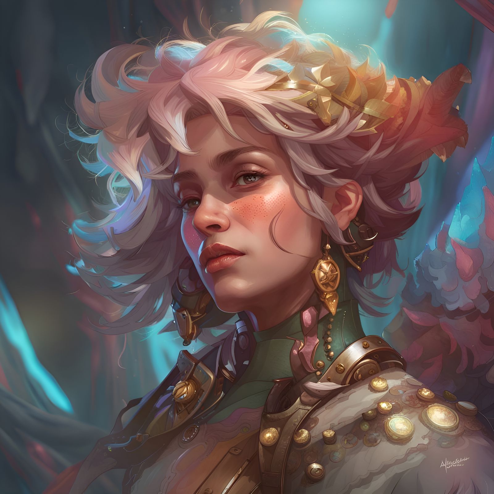 Intricate Portrait in Hyperdetailed Lighting