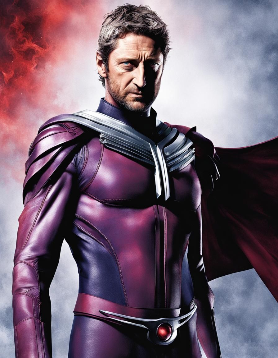Gerard Butler as Magneto: Master of Magnetism