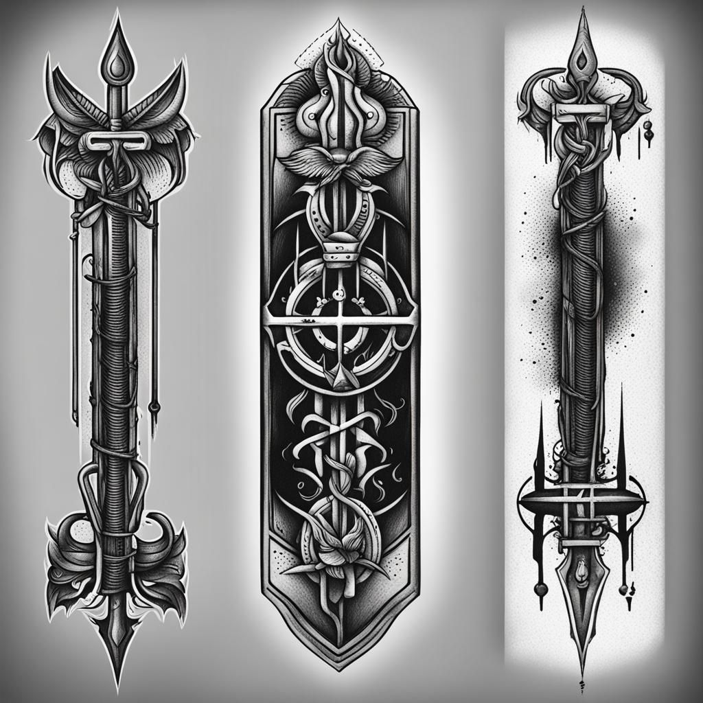 Brand of Sacrifice Tattoo on Forearm