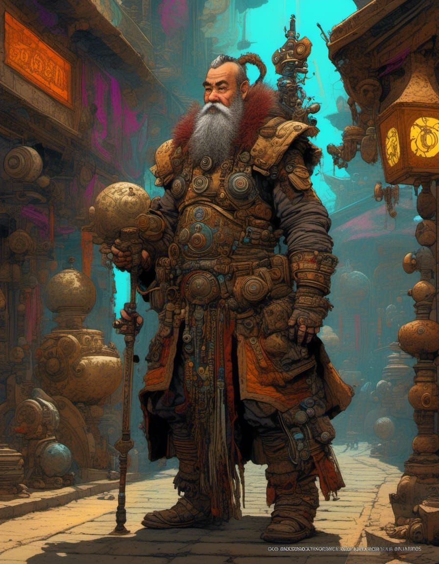 Cyberpunk Street Mage I