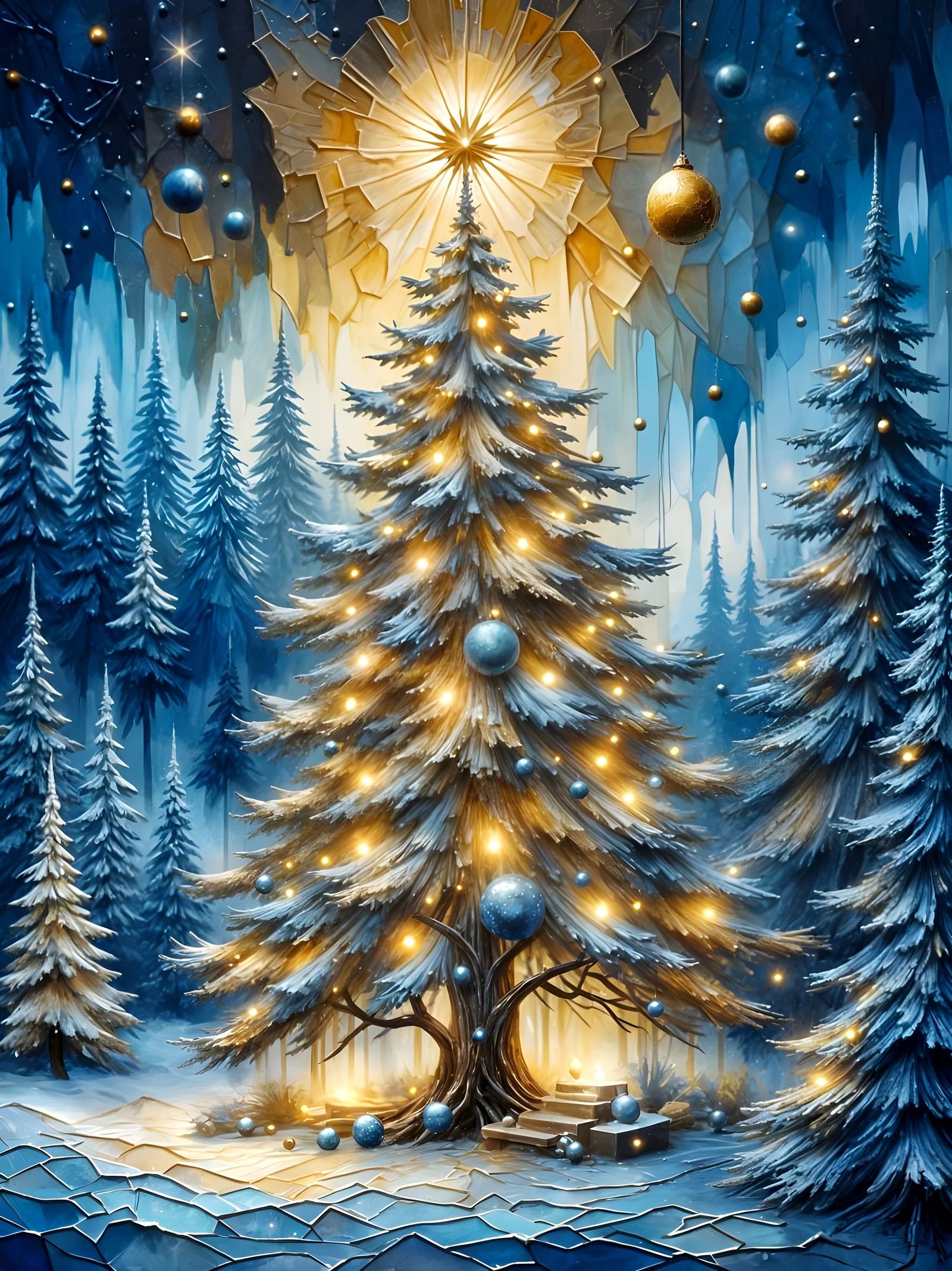 Golden Magic Deep in the Forest