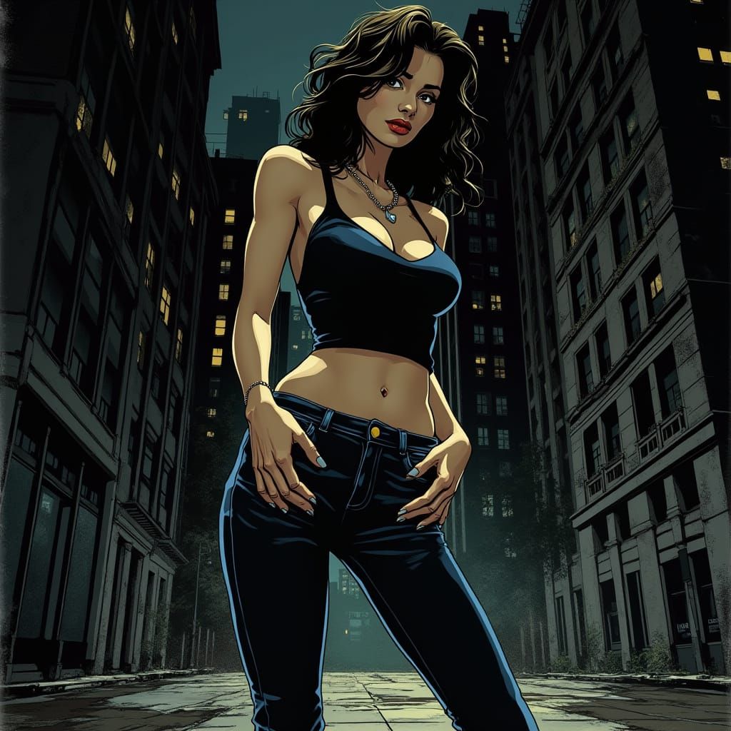 Gritty City Goddess in Sin City Style