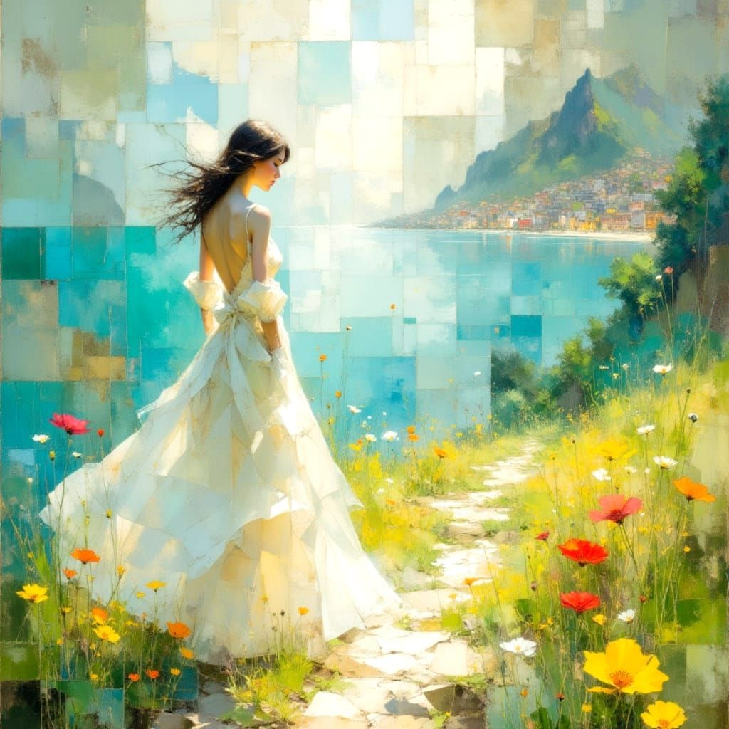 Illuminated Landscape of Unity and Peace