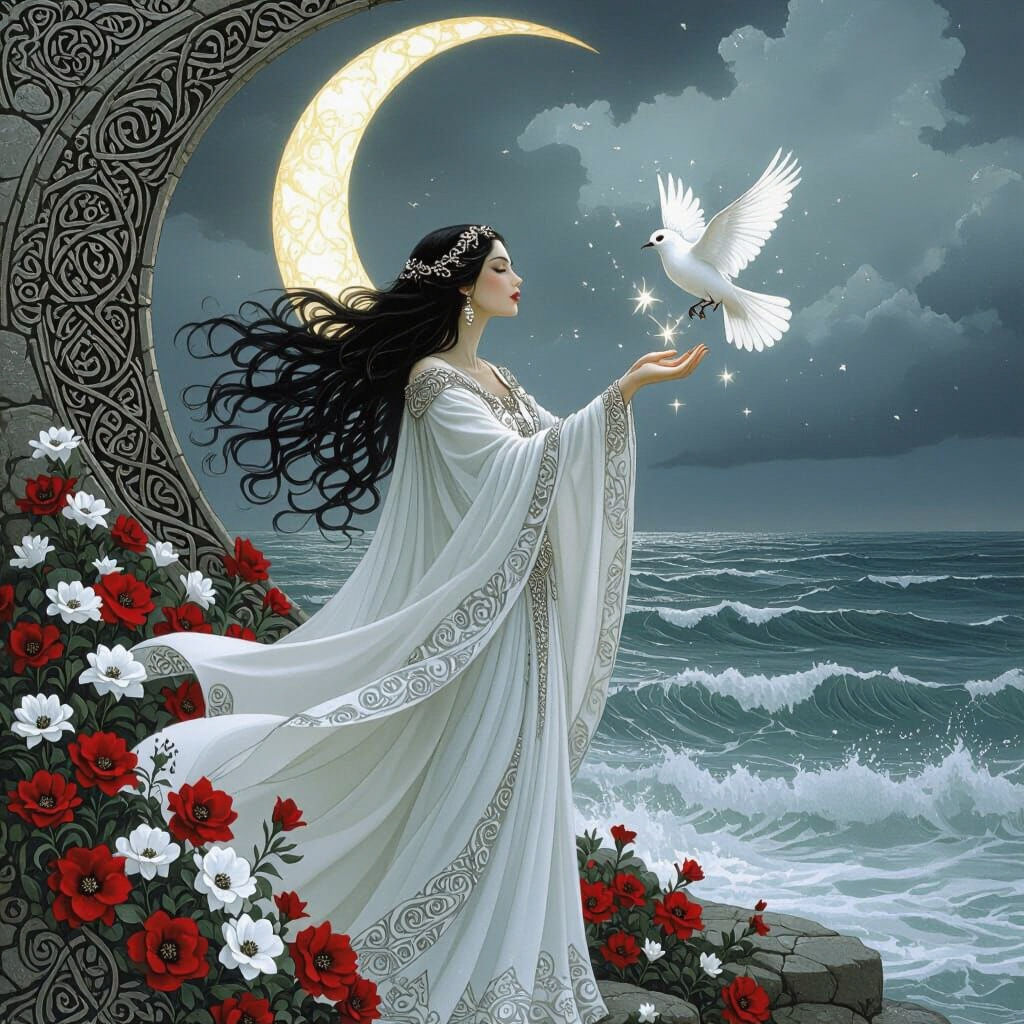 Mystic Woman Releases Starling Amidst Stormy Seas