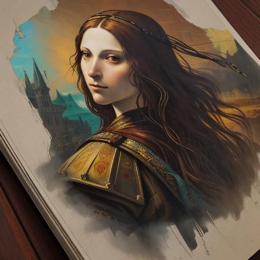 Da Vinci's Sketchbooks: Hyperrealistic Concept Art