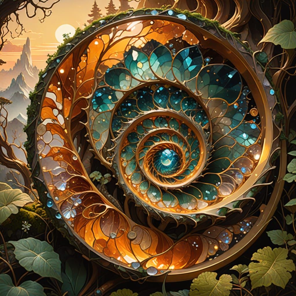 Colossal Geode Art Nouveau Masterpiece