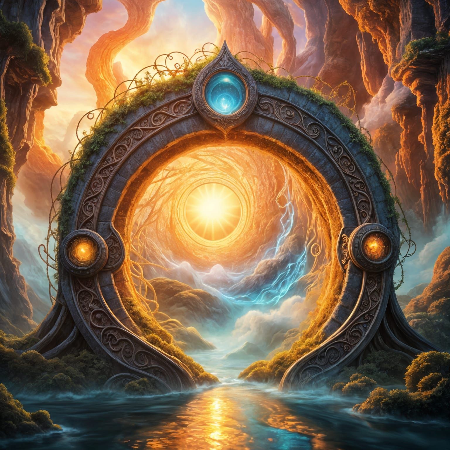 Intricate Portal to Another World