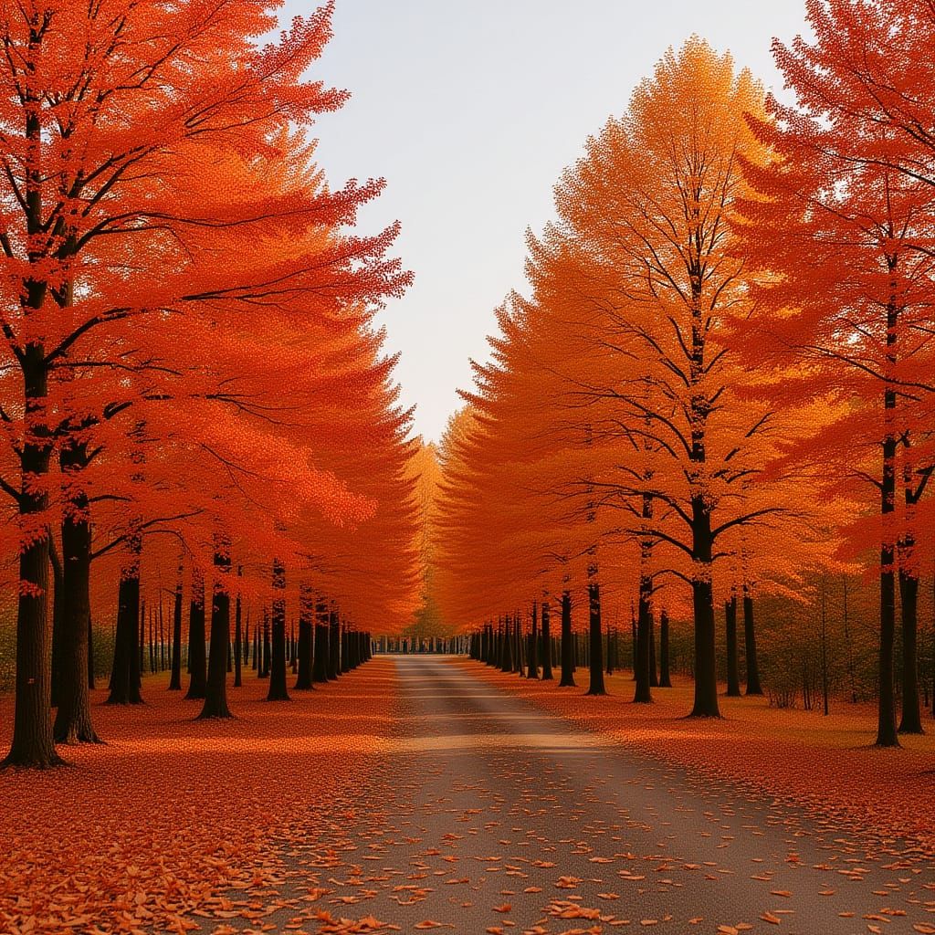 Autumnal Beauty: A Conceptual Visualization