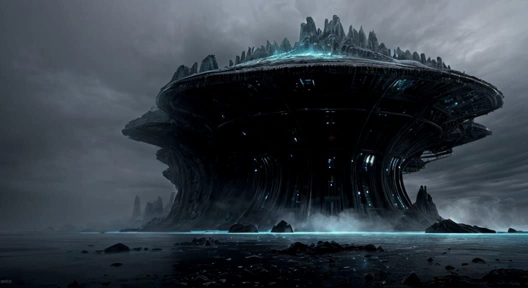 Evil Super Villain Hideouts 3D Collage Art