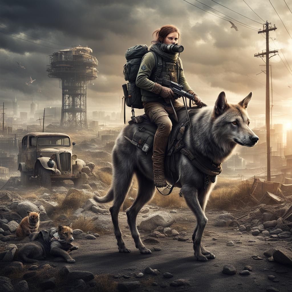 Post-Apocalyptic World of Human-like Animals