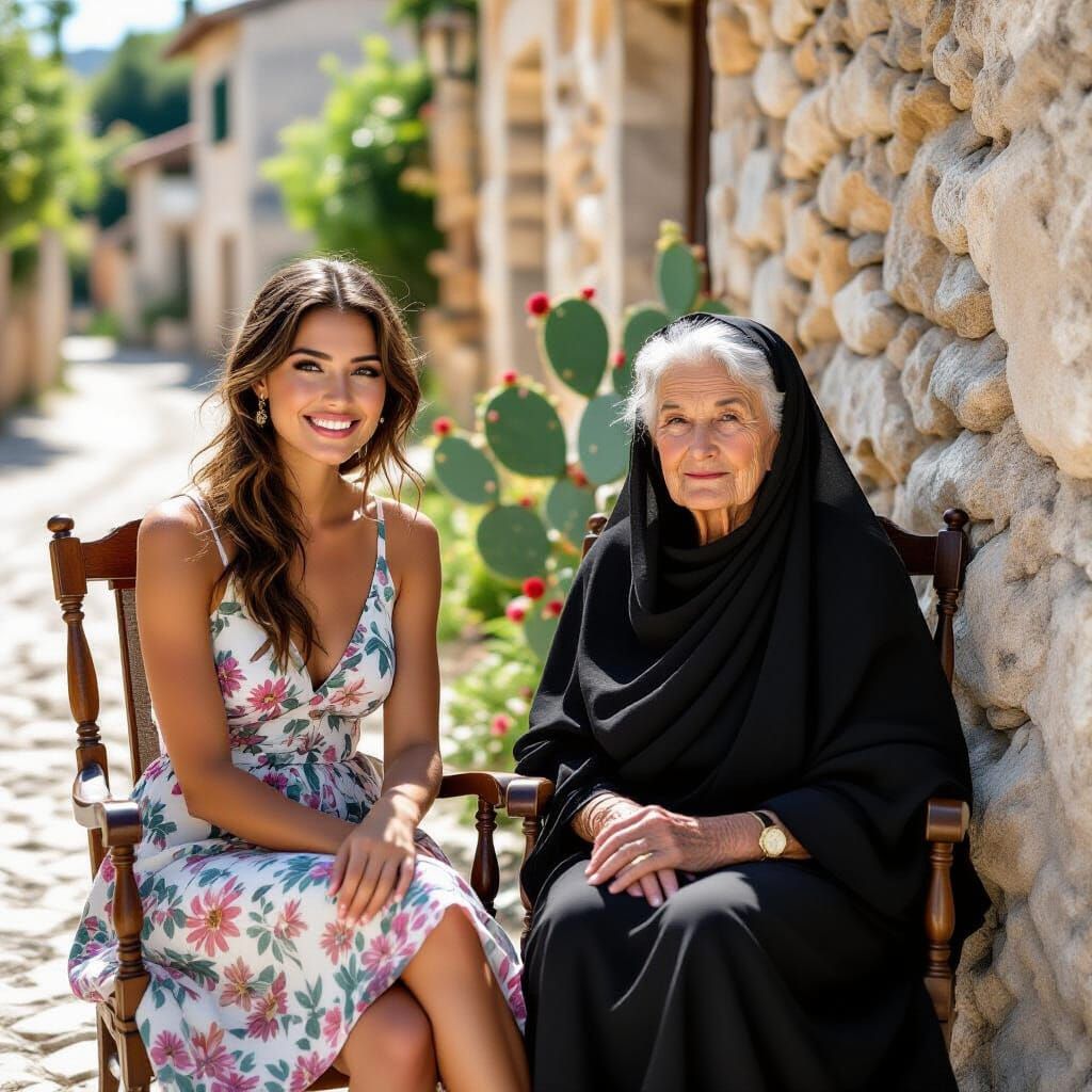 Italian Women in Summer Portrait, Professional Photography S...