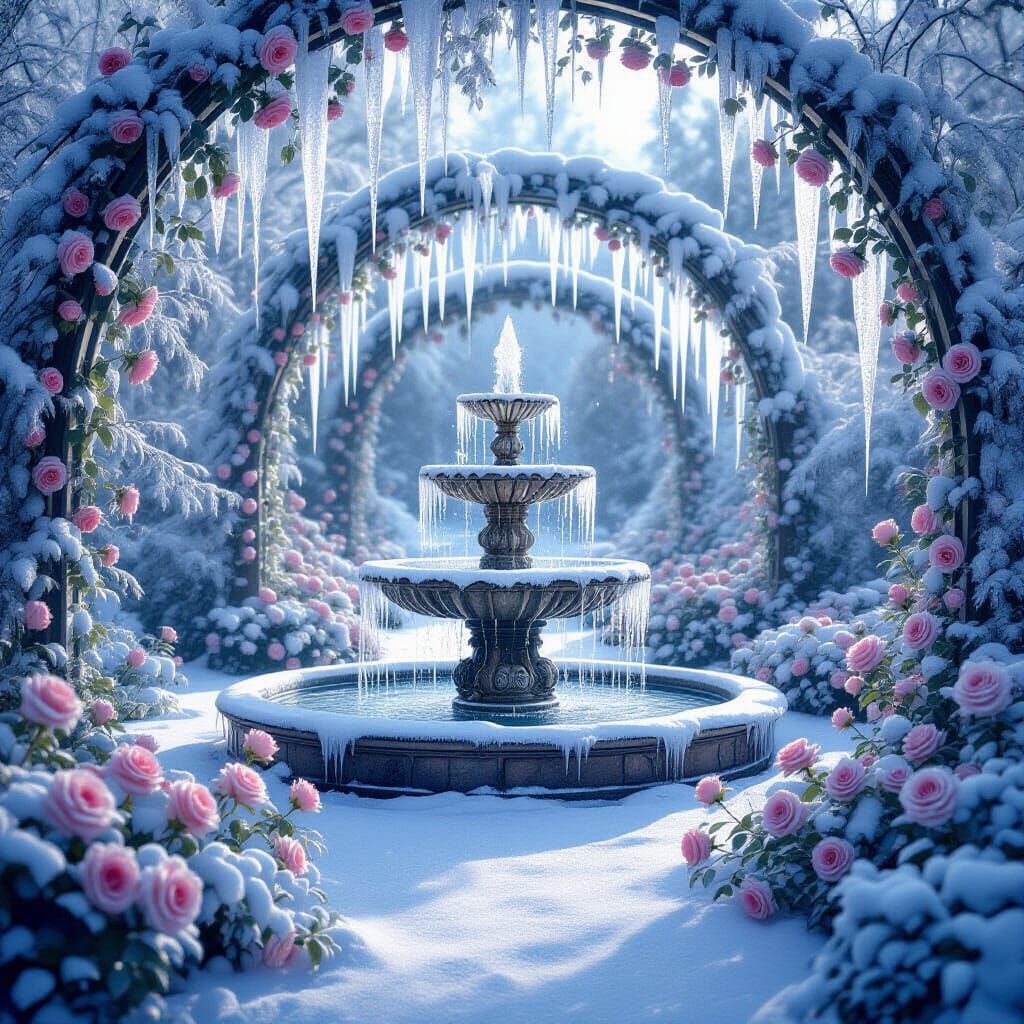 Winter Fountain