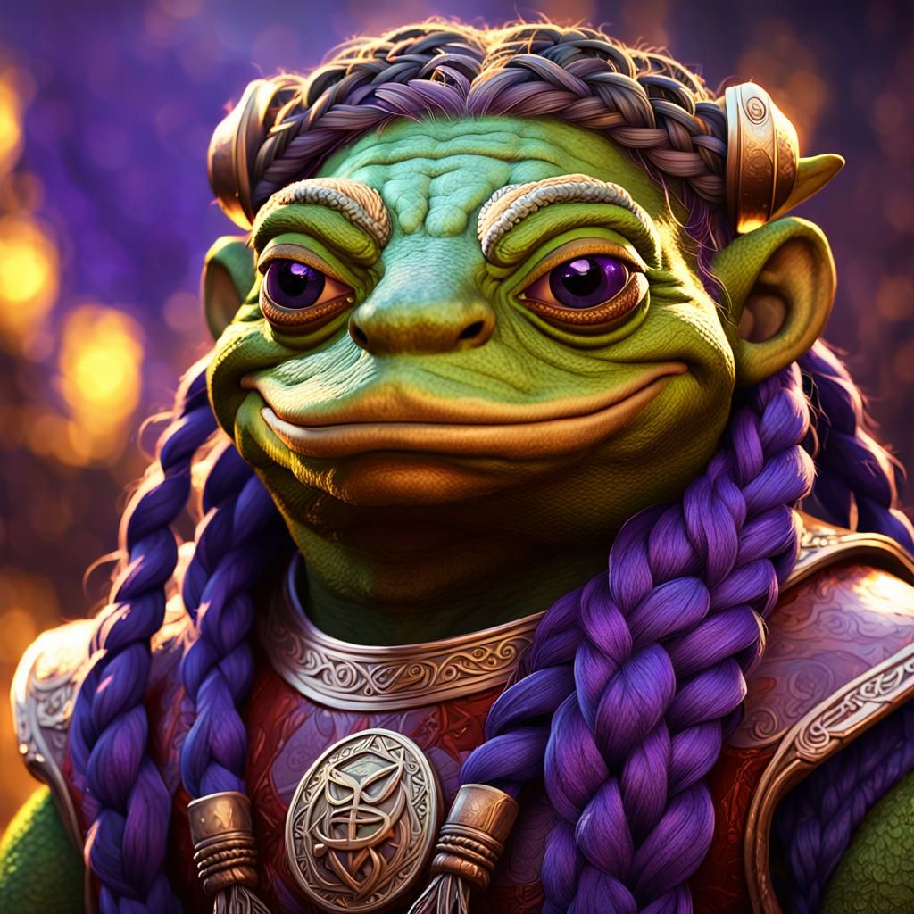 Pepe the Frog as Viking Opera Singer
