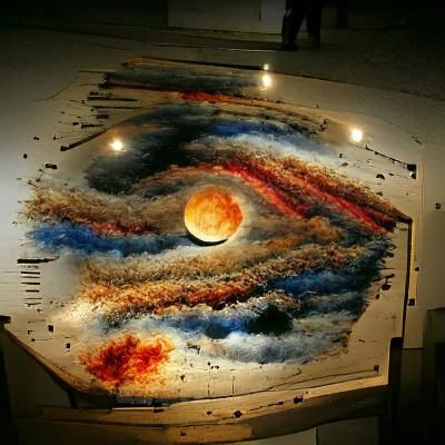 AI Image of an Astronomical Scene