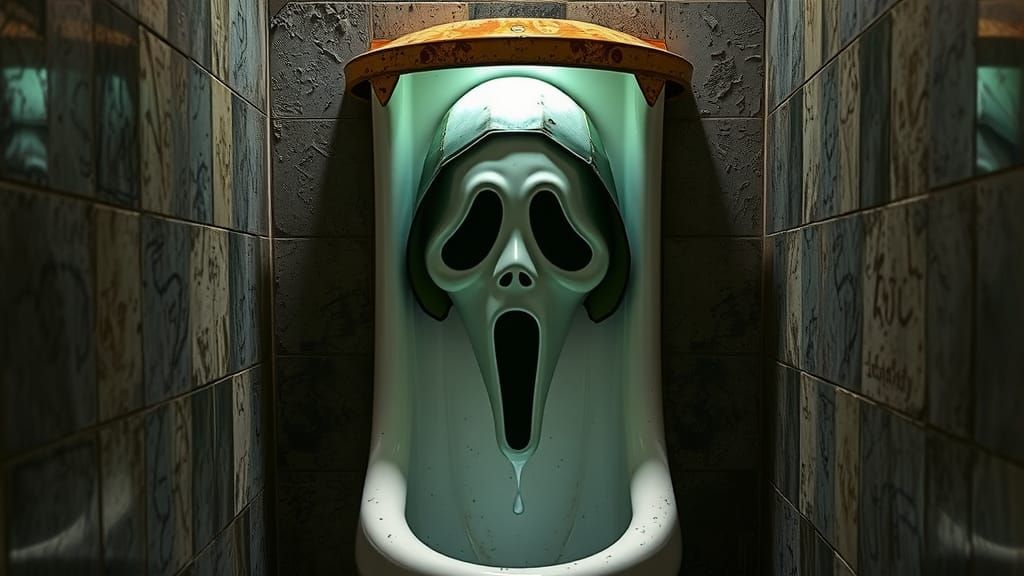 Ghostface Mask as a Biomechanical Urinal