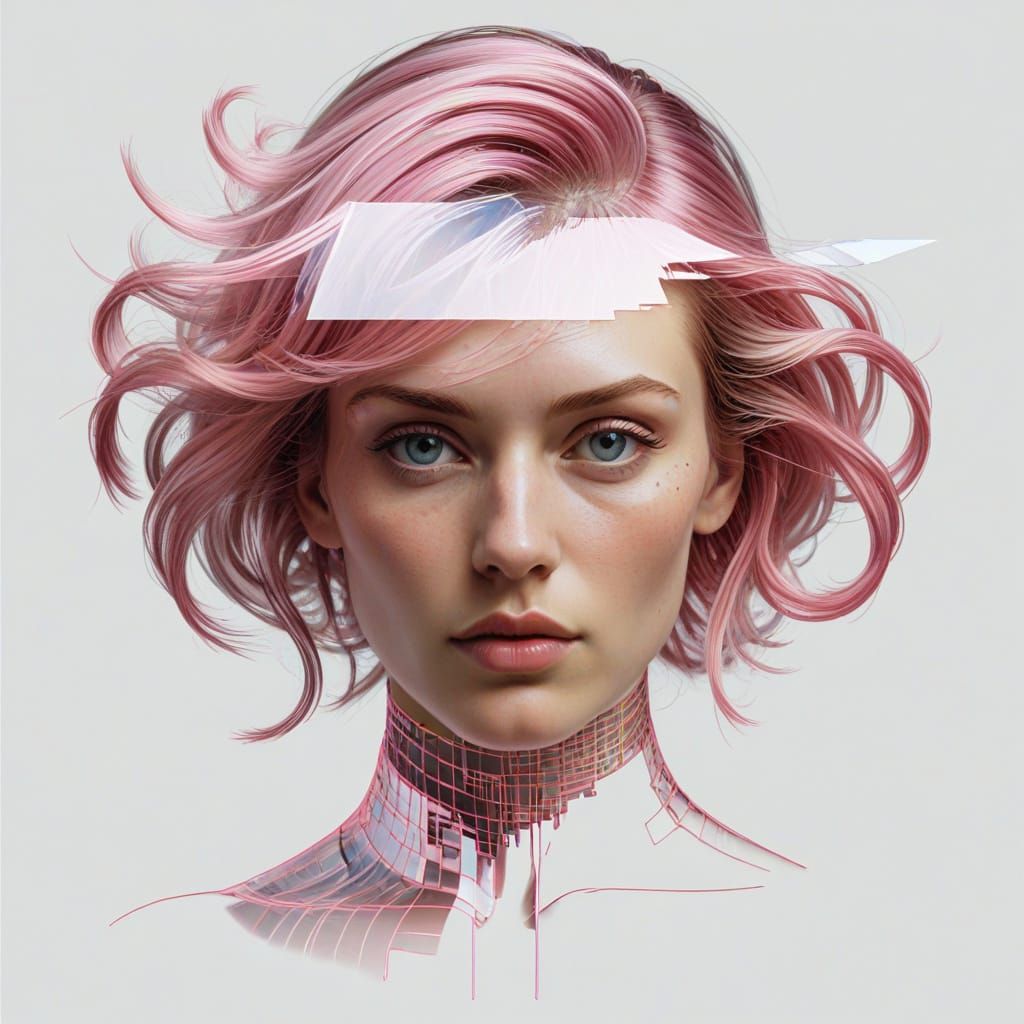 Renaissance Engraving Meets Glitch Art and Industrial Design