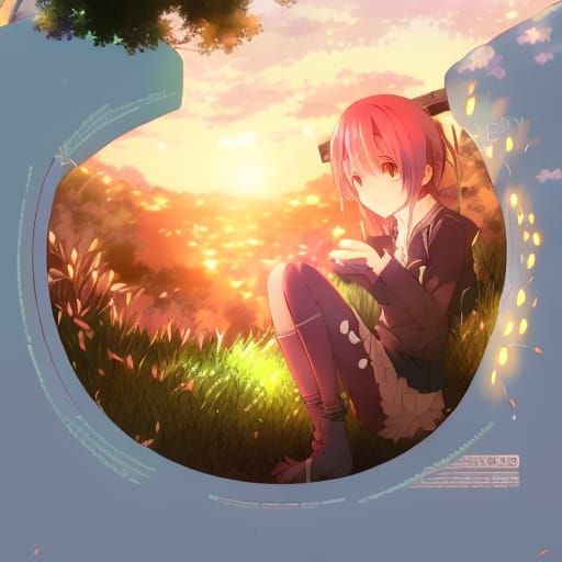 Anime Style Nature Scene