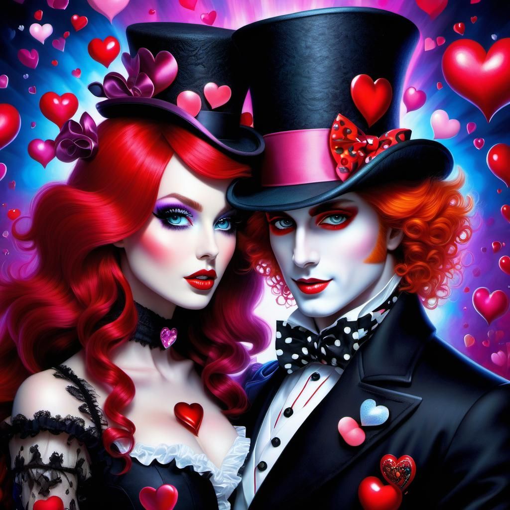 Hatter, faling in love