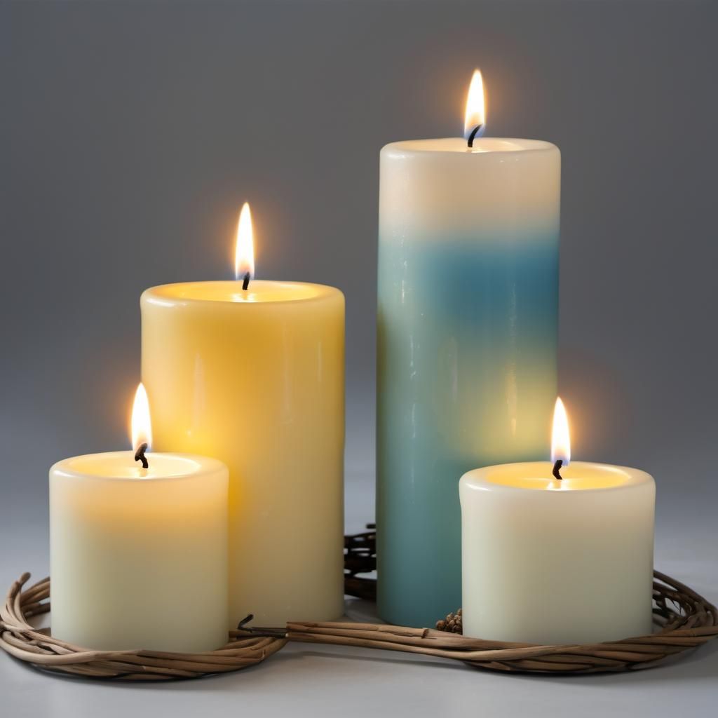 Candle Waltz: An AI Generated Image