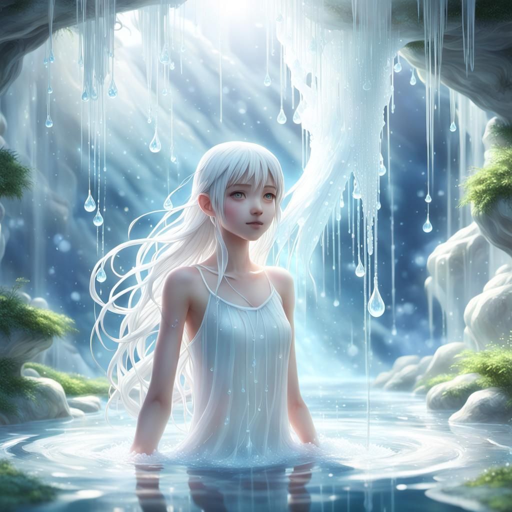 Fountain of Youth in Vibrant 3D Anime Art
