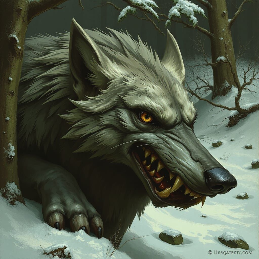 Mysterious Lunar Wolf Unveiled