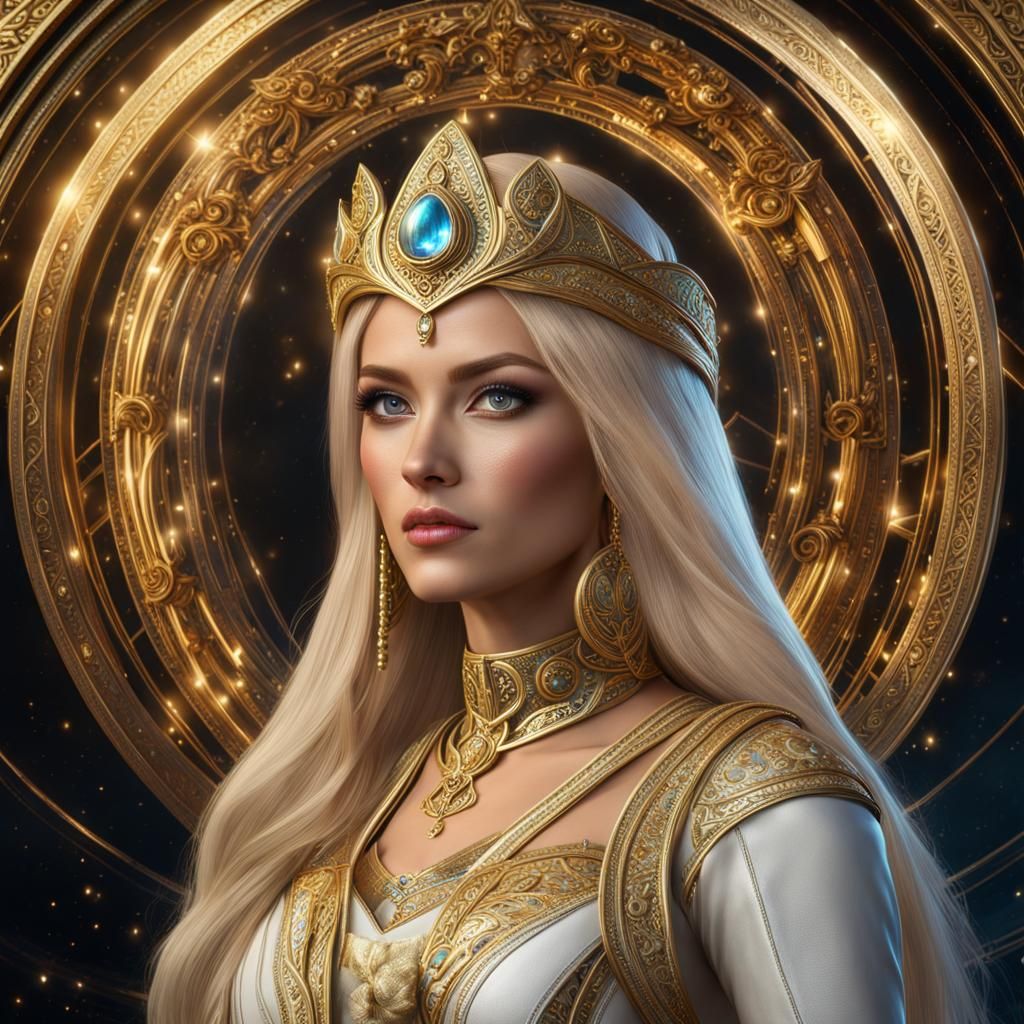 Pleiadean Princess Portrait in Unreal Engine 5